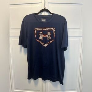 Under Armour Athletic Short Sleeve T-Shirt Size Men’s Large Color Blue
